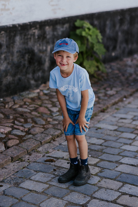 Ærø T-Shirt børn - Lyseblå