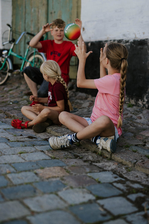 Ærø T-Shirt børn - Burdundy
