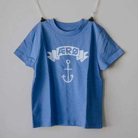 Ærø T-Shirt - Mid Blue børn