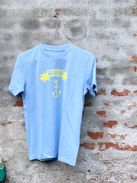 Ærø T-Shirt - Light Blue Yellow