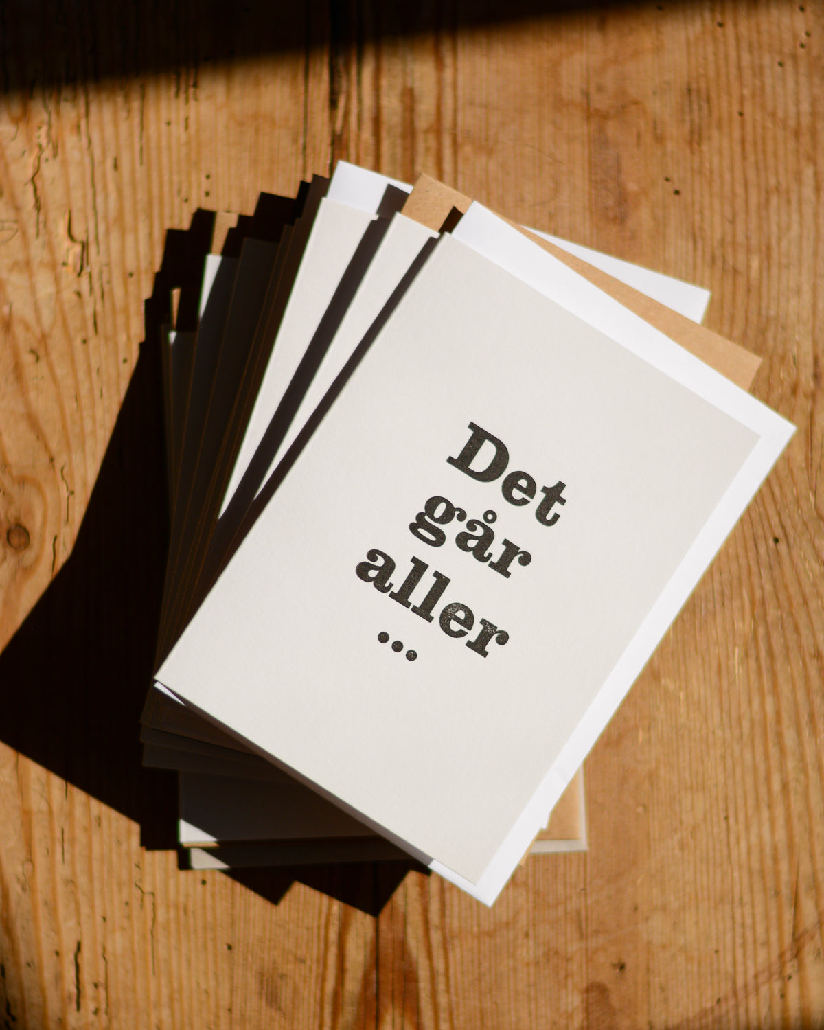 "Det går aller ..." Kort